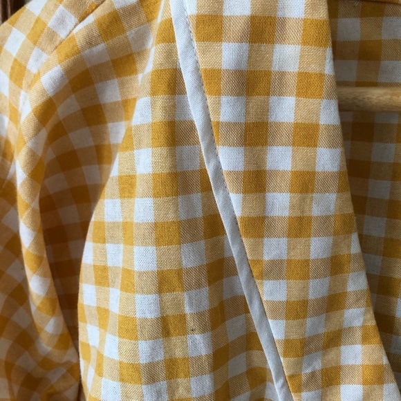 The Fifth Label Womens Idyllic Gingham Tie Front Crop Top - Picture 13 of 16